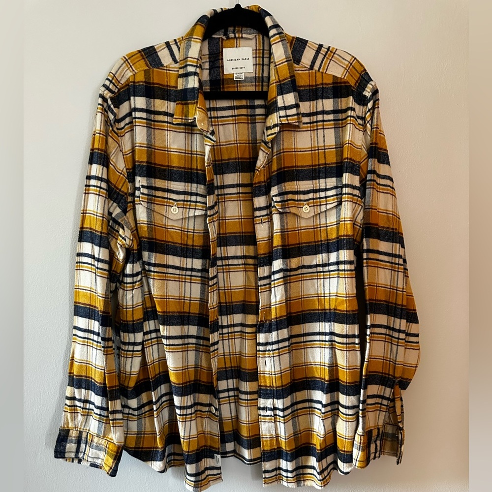 American Eagle men’s Flannel; size XL
